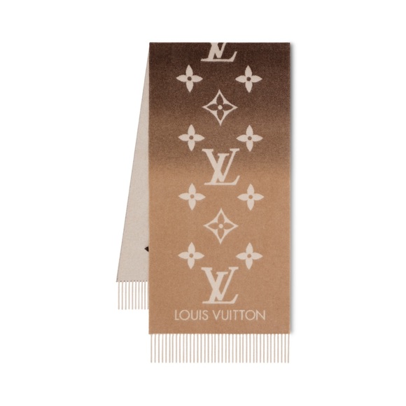 Louis Vuitton Reykjavik Gradient Scarf Beige - Picture 4 of 7
